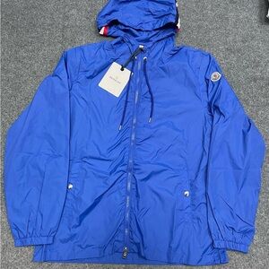 Moncler Vibrant Blue Windbreaker for Men